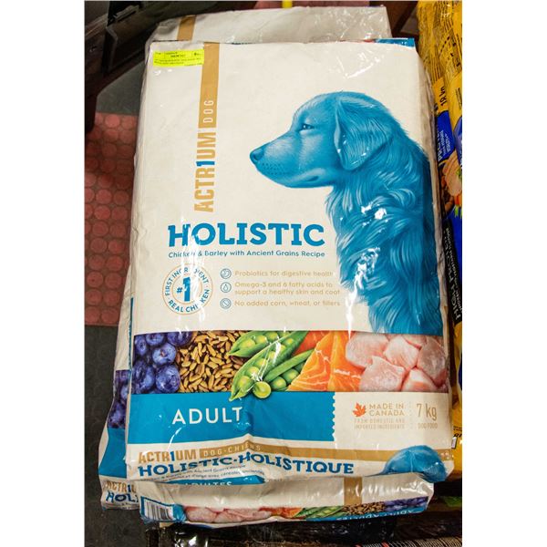 ACTRIUM HOLISTIC DOG FOOD 7KG BAGS AND 16KG BAGS