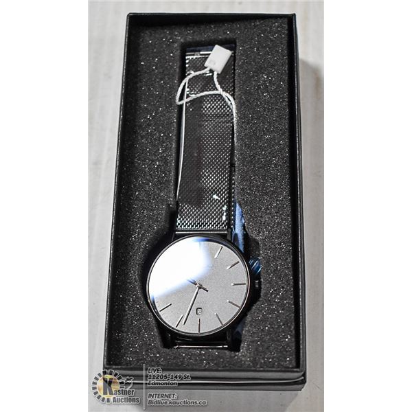 GENUINE BLACK CRRUU WRIST WATCH WITH DARK BLUE