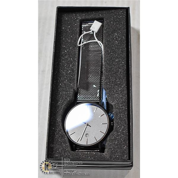 GENUINE BLACK CRRUU WRIST WATCH WITH DARK BLUE