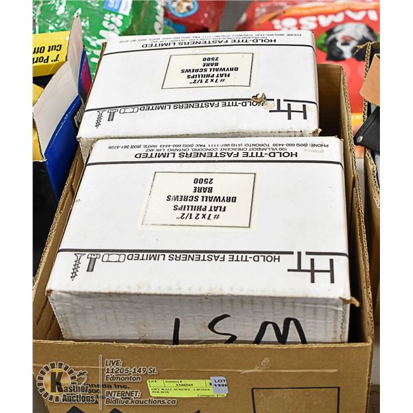DRY WALL SCREWS - 2 BOXES - 2500 PER BOX
