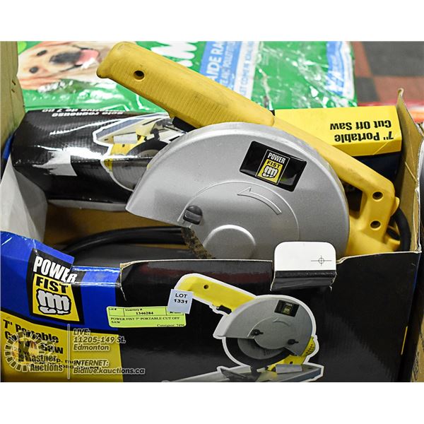 POWER FIST 7" PORTABLE CUT OFF SAW