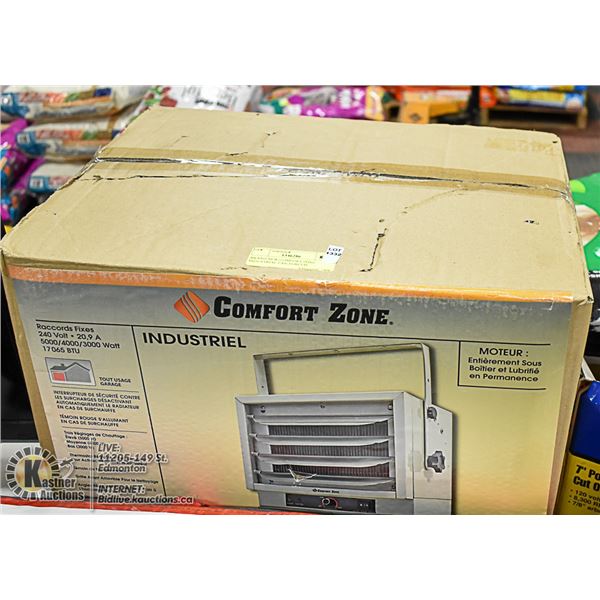 BRAND NEW COMFORT ZONE INDUSTRIAL FAN-FORCED