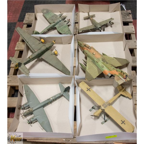 ASSORTED LOT OF VINTAGE MODEL PLANES