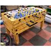 Image 1 : LARGE FOOSEBALL TABLE WITH 12 EXTRA  FIGURES,