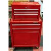 Image 1 : METAL TOOL BOX- "WATERLOO BRAND- ON WHEELS