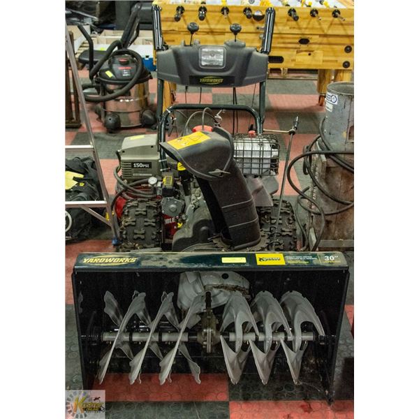 YARDWORKS SNOW BLOWER XTREME AUGER REMOTE