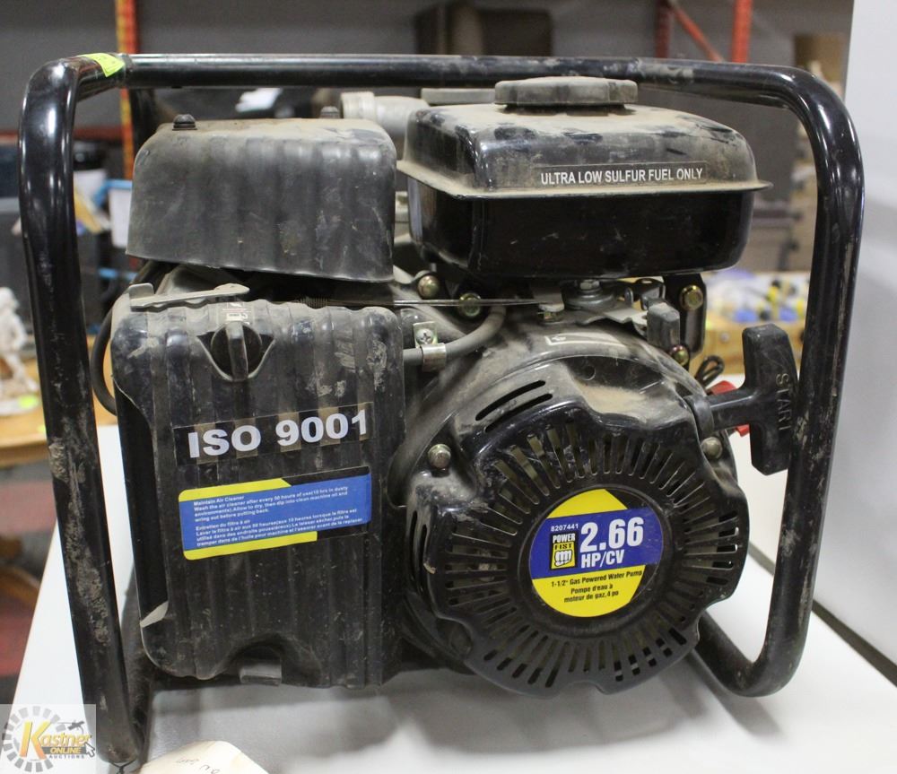 POWERFIST 2.66 HP/CV 11/2 GAS POWERED WATER PUMP