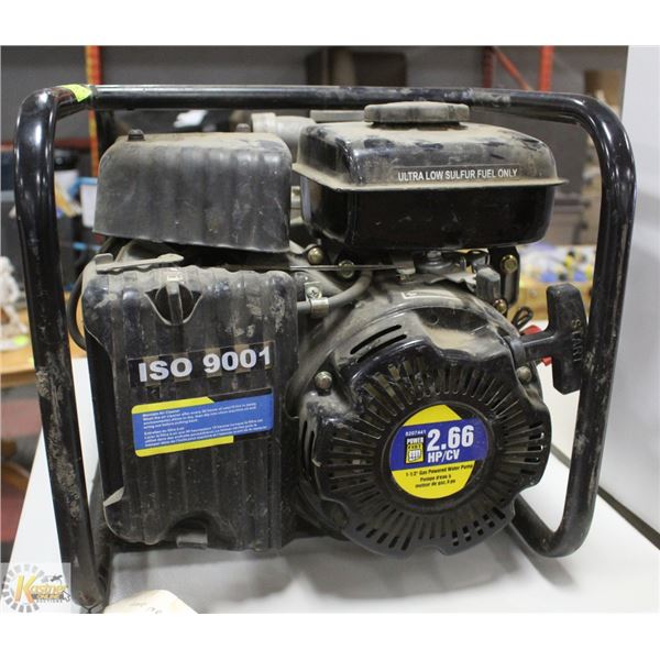 POWERFIST 2.66 HP/CV 1-1/2 GAS POWERED WATER PUMP