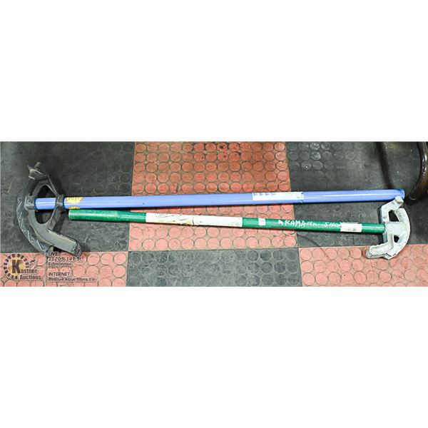 LOT OF 2 PIPE BENDERS