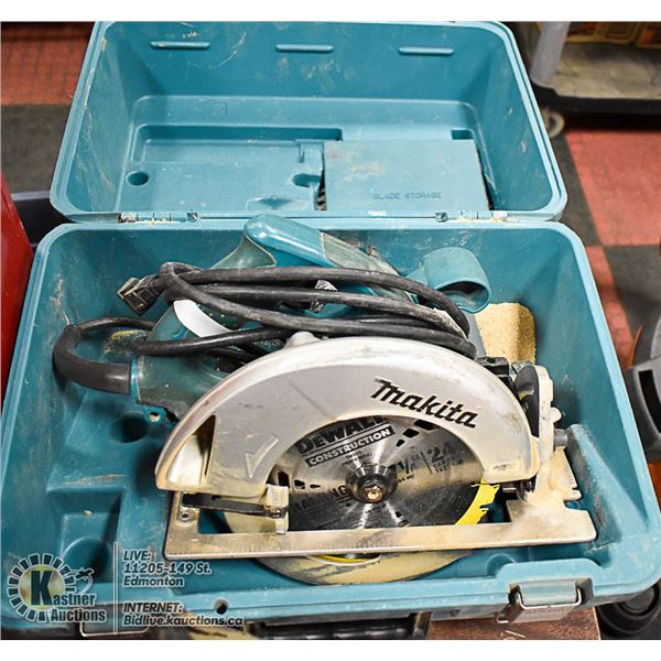 MAKITA CIRCULAR SAW WITH PLASTIC CASE