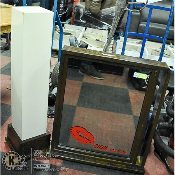 "CISN COUNTRY 104" PROMOTIONAL LIGHTED DISPLAY