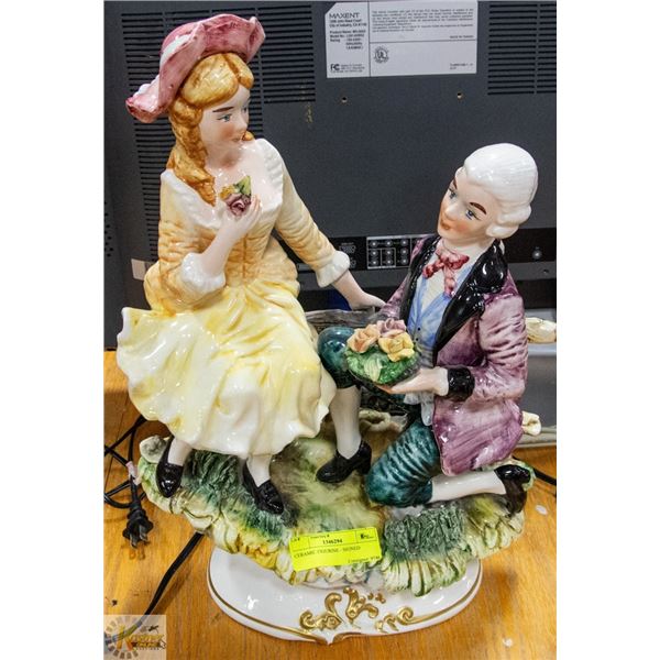 CERAMIC FIGURINE - SIGNED