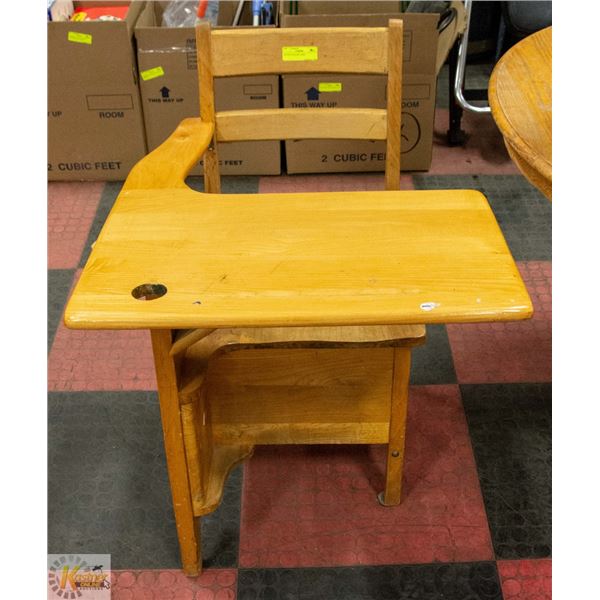 ANTIQUE SCHOOL DESK