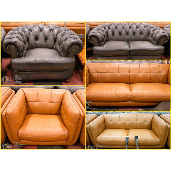 FEATURED GENUINE LEATHER FURNISHINGS