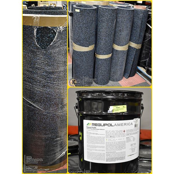 FEATURED 50,000 WORTH OF RUBBER FLOORING