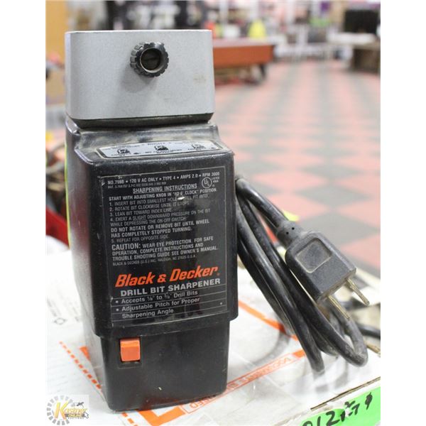 BLACK AND DECKER DRILL BIT CHARGER