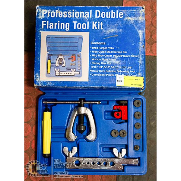 PROFESSIONAL DOUBLE FLARING TOOL KIT