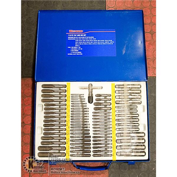 WESTWARD 110PC TAP & DYE SET