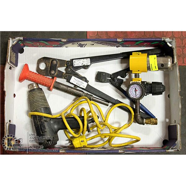 FLAT OF ASSORTED TOOLS