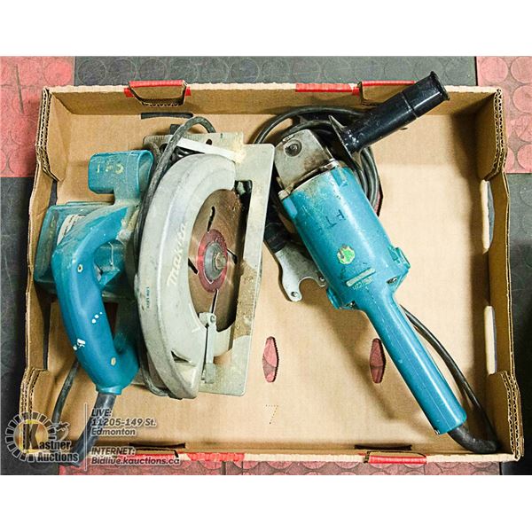 MAKITA CIRCULAR SAW WITH ANGLE GRINDER