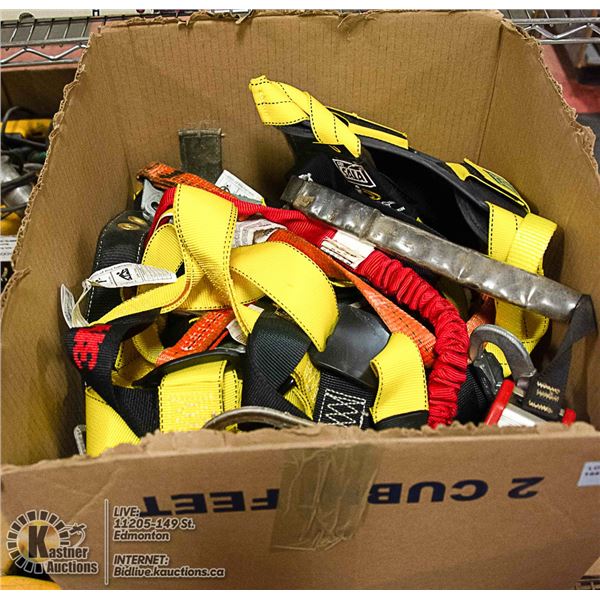 BOX OF SAFETY HARNESSES
