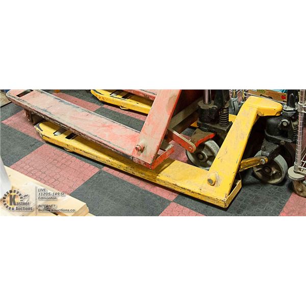 YELLOW PALLET JACK