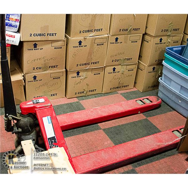 RED WESTWARD 11,000LB PALLET JACK