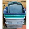Image 1 : LOT OF PLASTIC TOTES