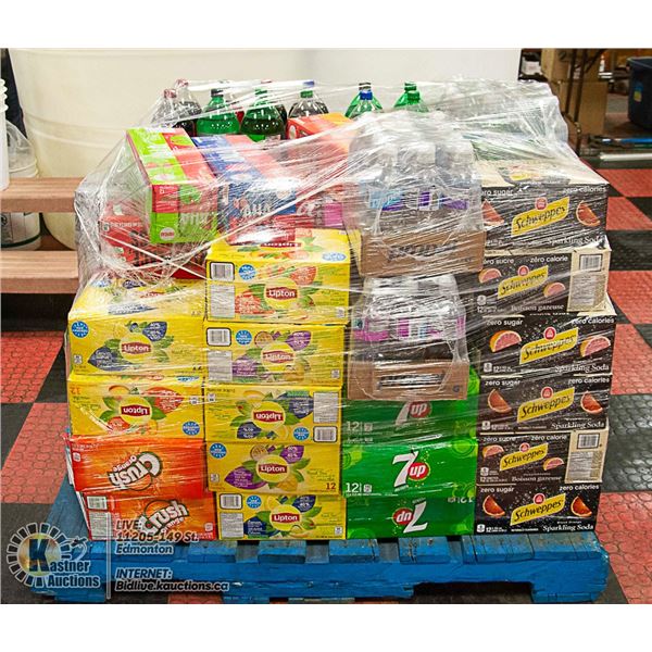 PALLET OF BEVERAGES
