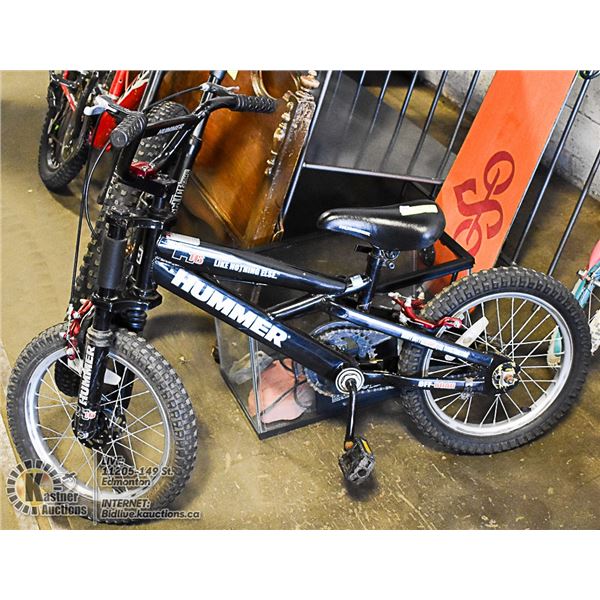 HUMMER KIDS BIKE WITH FRONT SHOCKS