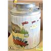 Image 1 : DECORATIVE MILK CAN TIN
