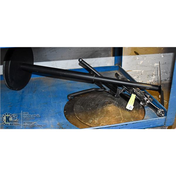 GUITAR FLOOR STAND AND MUSICAL STANDS AND 2