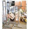 Image 1 : LOT OF 2 CLOTHING RACKS