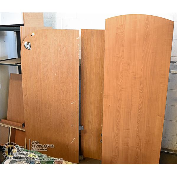 LOT OF DESKS & HEAVY DUTY TABLE