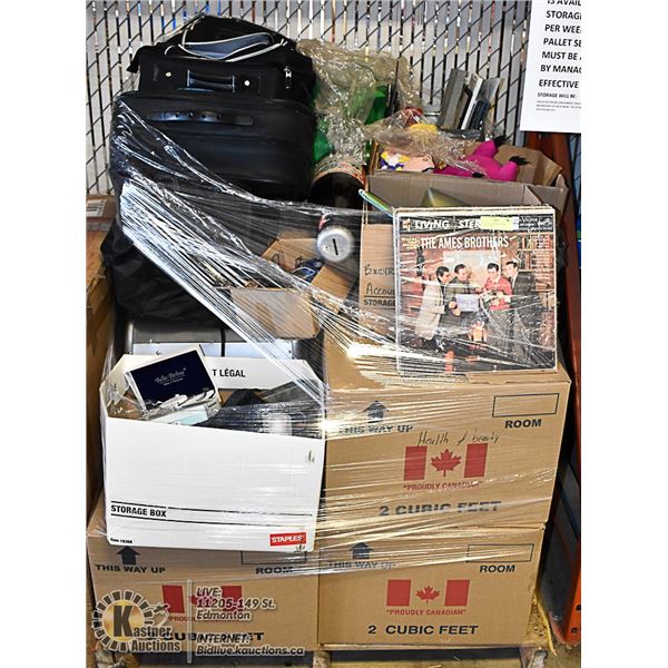 PALLET OF ASSORTED HOME ESTATE ITEMS