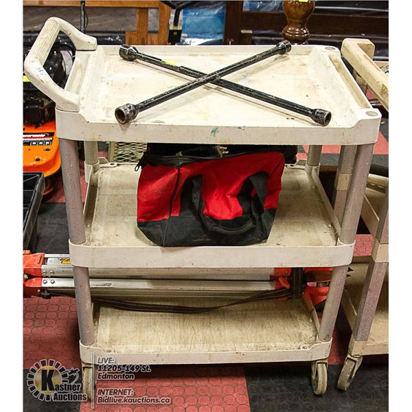 RUBBERMAID INVENTORY CART