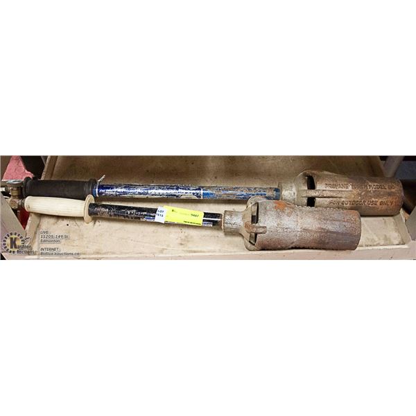 LOT OF 2 TIGER TORCHES