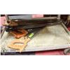 Image 1 : LOT OF 4 HAND SAWS