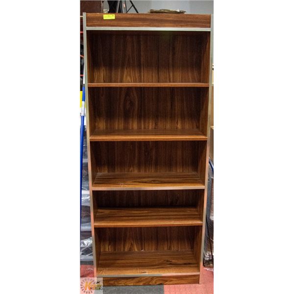 BROWN 6FT BOOKCASE