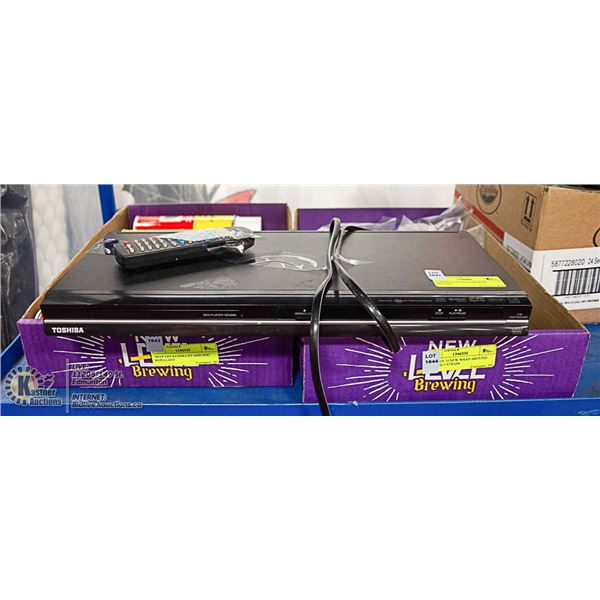 TOSHIBA DVD PLAYER WITH REMOTE