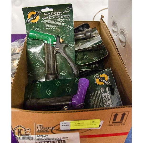 BOX NEW GARDEN HOSE NOZZLES