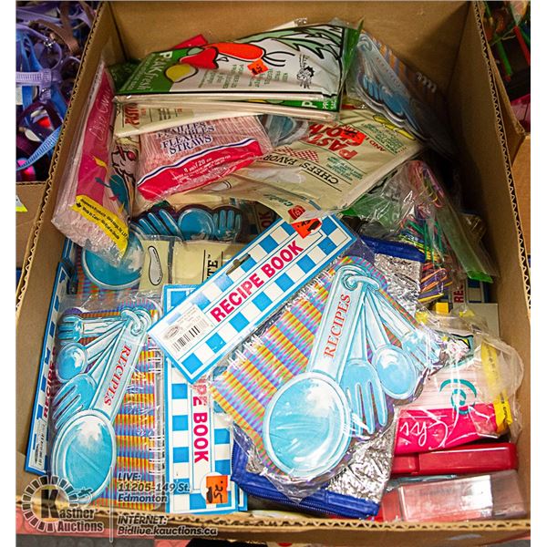 2 BOXES NEW HOSEHOLD MISC