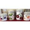 Image 1 : KITCHEN CANISTER SET - 4 PIECE