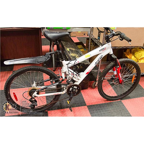 CCM 24 SPEED BMX BIKE, ICE SHOCK ABSORBERS, FRONT