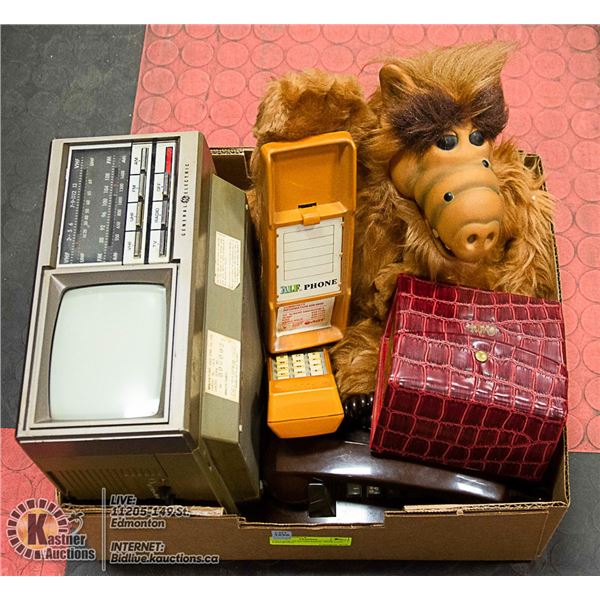 VINTAGE ELECTRONICS- BOX LOT ASSORTED