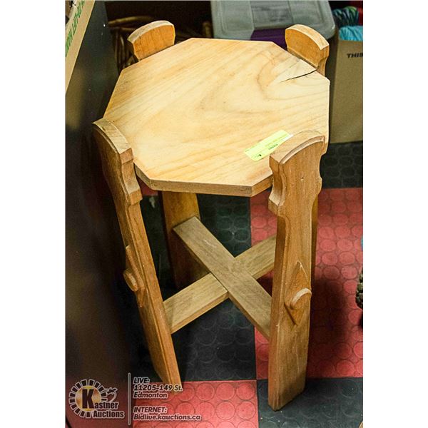 VINTAGE SIDE TABLE 22" TALL