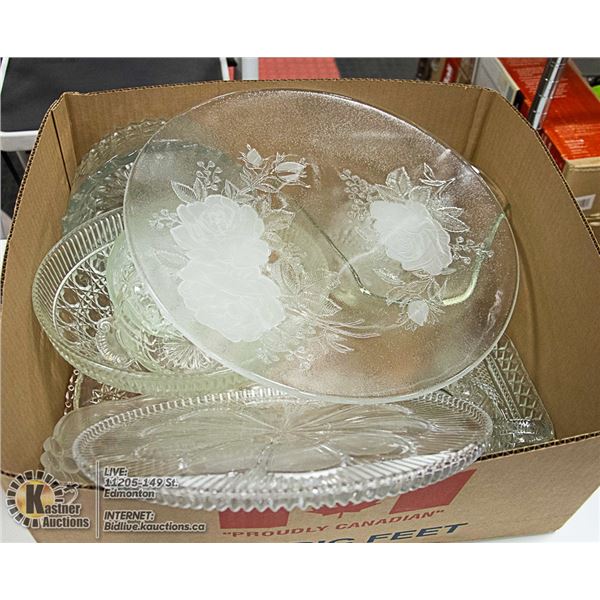 CRYSTAL & CUT GLASS ITEMS- LOT OF 22 PIECES