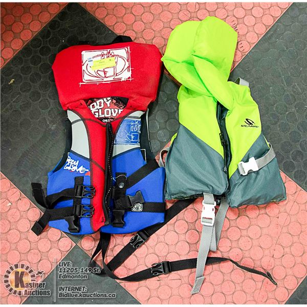 2 INFANT LIFEJACKETS