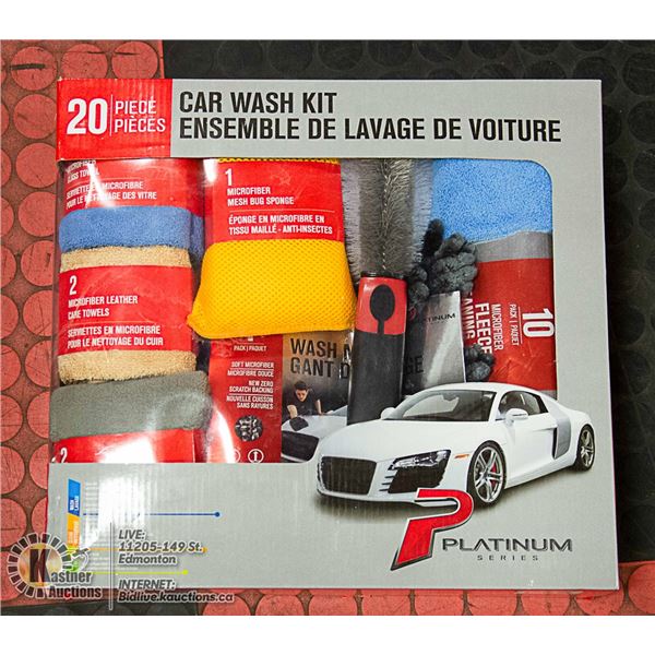 20 PIECE CAR WASH KIT