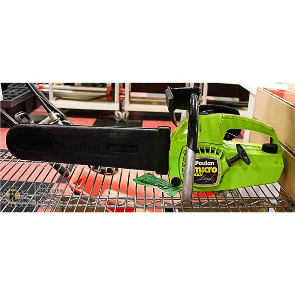 POULAN CHAINSAW AS IS-FOR PARTS OR TO FIX